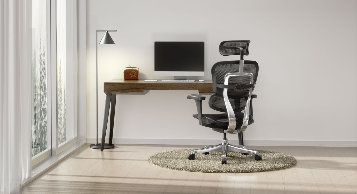 Zdjęcie do: Inteligentny fotel biurowy Ergohuman 2: Przenieś komfort pracy na wyższy poziom!